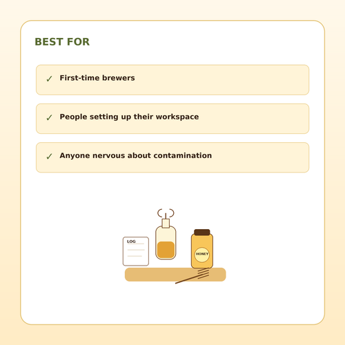 First Batch Sanitation Mini-Guide — Clean Setup Checklist